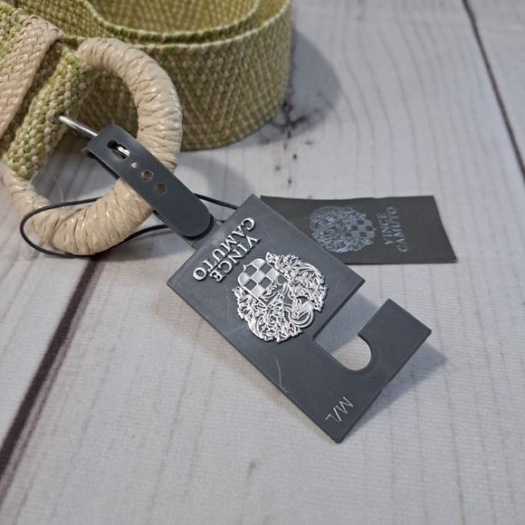 Vince Camuto Woven Spring Summer Belt Size Medium / Large - Picture 4 of 7